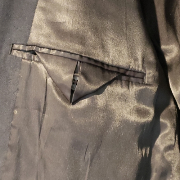 Lauren Ralph Lauren Black Velvet Sports Coat Sz 40S - Picture 4 of 6